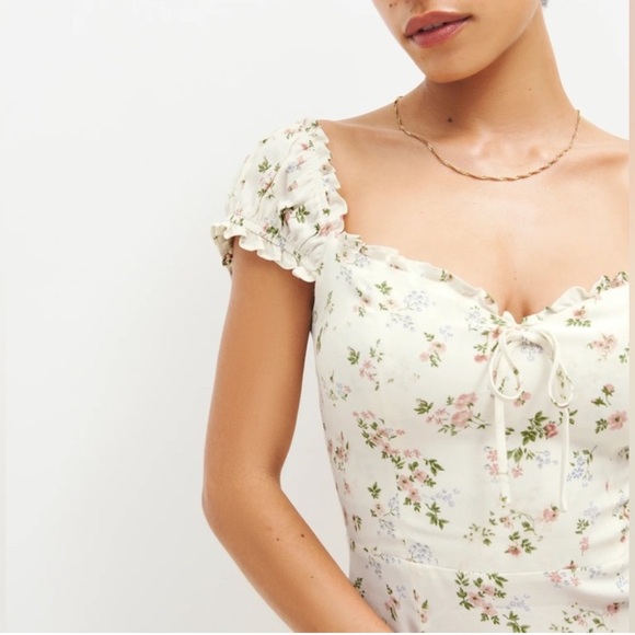 Reformation Pacey Dress in Carine - Size 8 - Picture 2 of 11